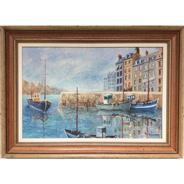 Jean-François Cugnier, Concarneau, 1986, Oil on Canvas For Sale