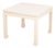 James Mont Style White Painted Dining Table For Sale