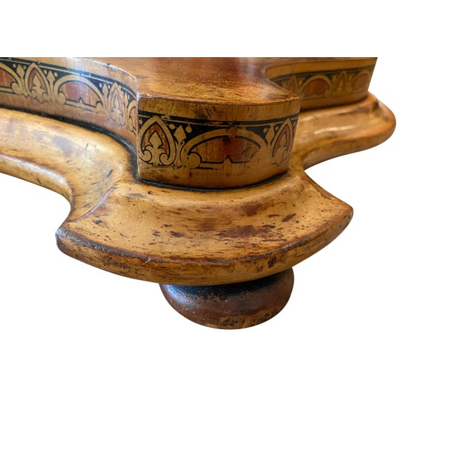 Orange Scottish Cheval Table Dressing Mirror For Sale - Image 8 of 12