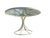 Metal Vintage Woodard Metal Patio Outdoor Dining Table For Sale - Image 7 of 10