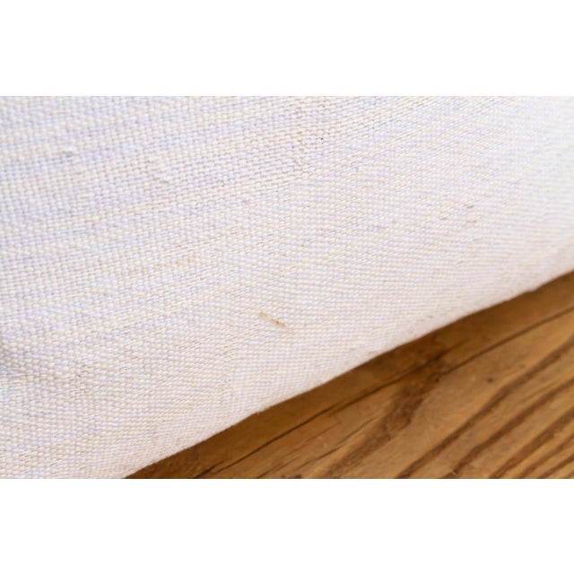 White & Charcoal Cactus Silk Moroccan Pillow For Sale In Los Angeles - Image 6 of 10