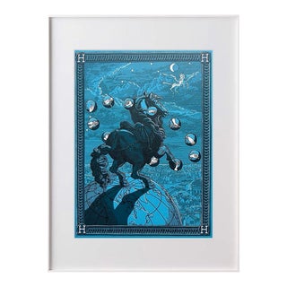 Le Monde D’ Hermès Custom Framed Print For Sale