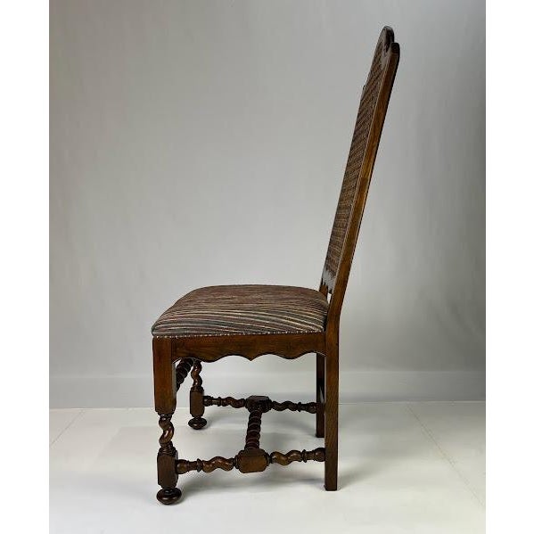 Baker Furniture Jacobean Style Barley Twist Dining Chairs - Set of 6 For Sale - Image 10 of 16