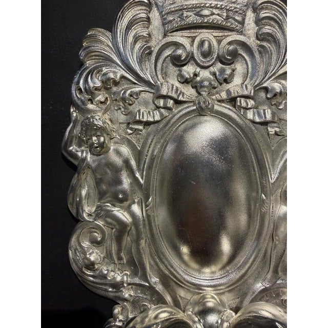 1900 - 1909 Late 19th Century Caldwell Silver Plated Sconces Baroque Style - a Pair For Sale - Image 5 of 5