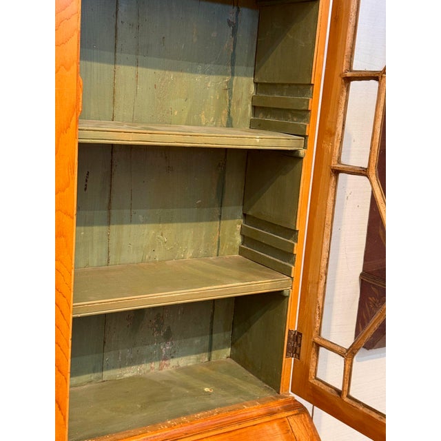 19th Century English Pine Secretary Bookcase For Sale - Image 11 of 18