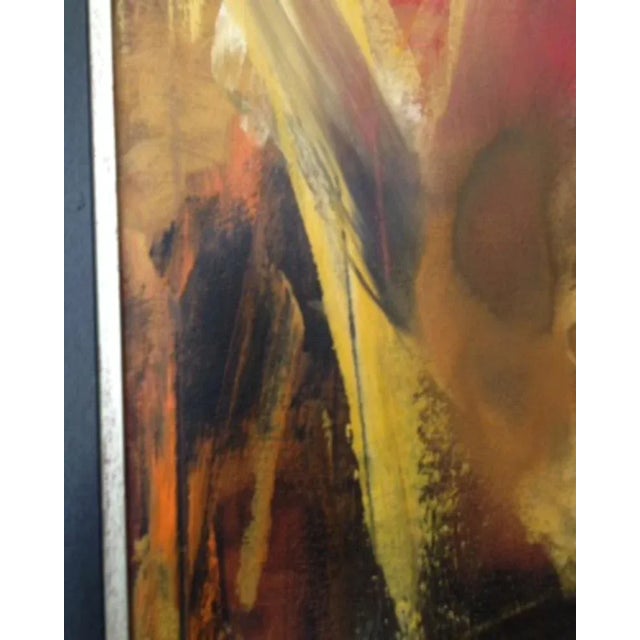 Contemporary Abstract Expressionist Acrylic on Canvas Painting For Sale - Image 3 of 9
