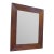 Vintage Modern Hardwood Mirror For Sale