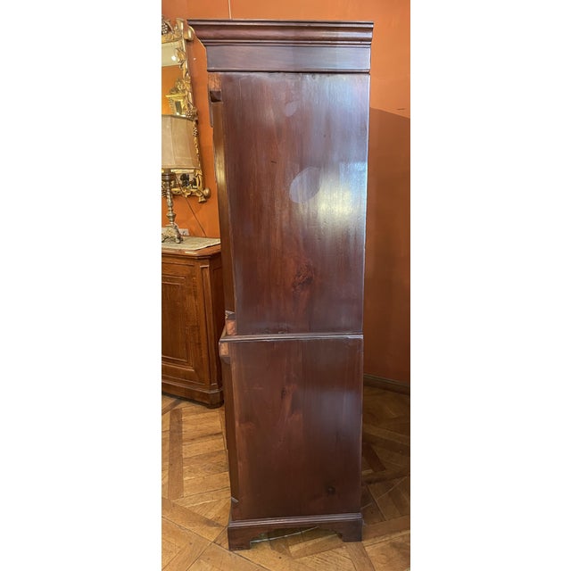 Tan Tallboy Chest-on-Chest in Mahogany, 18th Century For Sale - Image 8 of 13