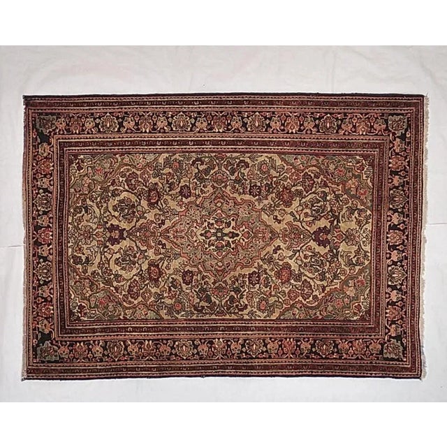1960's N.East Persian Rug , 4'2" X 6' For Sale In New York - Image 6 of 6