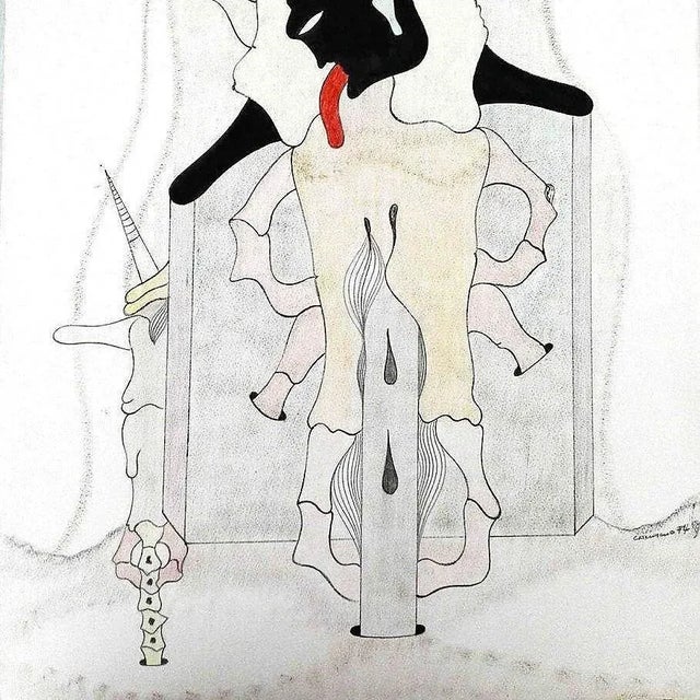 Untitled - Mixed Media con Cardboard - 1974 1974 For Sale - Image 3 of 5