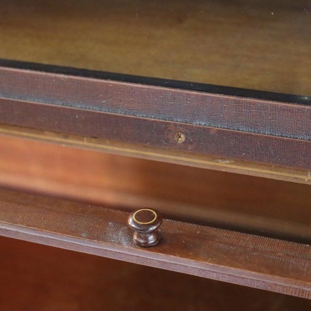 Arts & Crafts Arts & Crafts Macey Satinwood Banded Mahogany Barrister Bookcase C1920 For Sale - Image 3 of 16