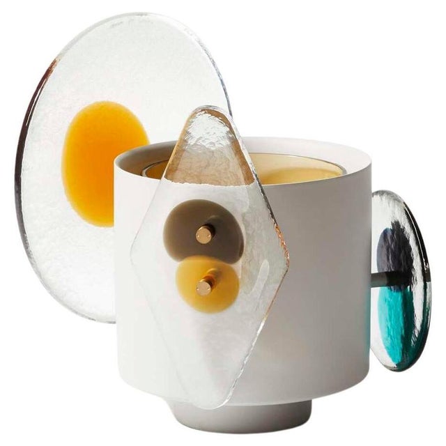 Wood Colourdisc Vase by Bethan Laura for Flowers for Cassina For Sale - Image 11 of 18