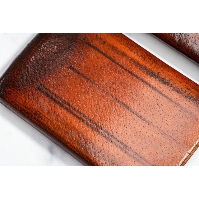 Rare Asprey & Co. 9k Gold Art Deco Antique Leather Cigar Case Tobacciana For Sale - Image 13 of 14