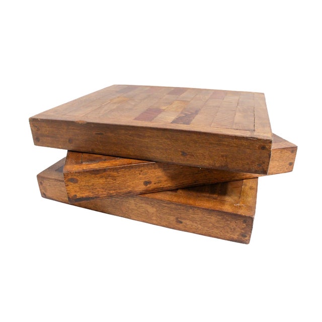 Brown Pattern Cutting Boards For Sale - Image 8 of 12