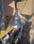 Mid-Century Modern 1990s Aluminum and Steel Space Age Style Pendant Lamp For Sale - Image 3 of 6