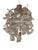 Vintage Three-Light Glass Chandelier, 1960 For Sale - Image 3 of 6