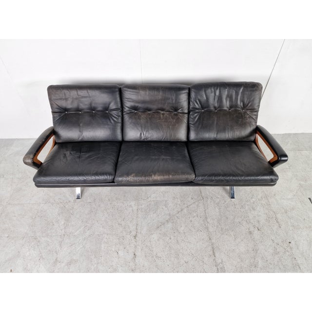 1960s Mid-Century Sofa attributed to Carl Straub, Germany, 1960s For Sale - Image 5 of 11