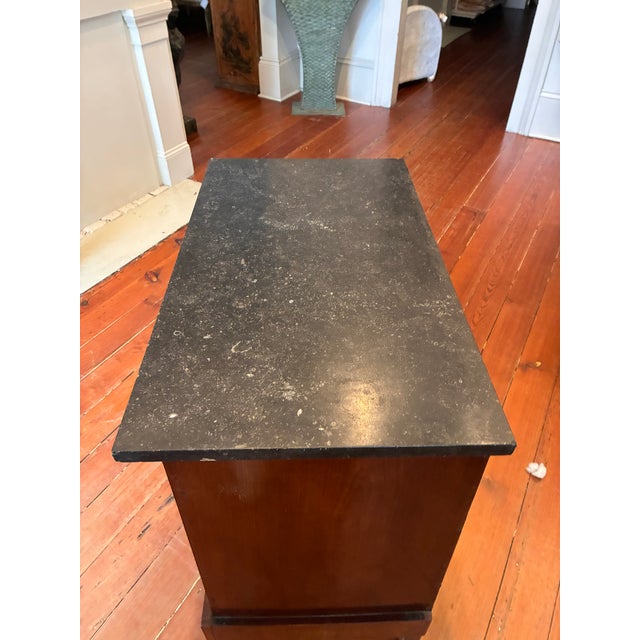 Early 19th Century Petite Empire Commode on Paw Feet For Sale - Image 10 of 11