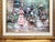 Wood Mid 20th Century French Parisian Scene Framed Oil Painting by J. Gaston For Sale - Image 7 of 14
