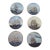 Golden Age of Sail Clipper Ship Plates Set of 6, Charles Lundgren, 1980s Porcelain For Sale
