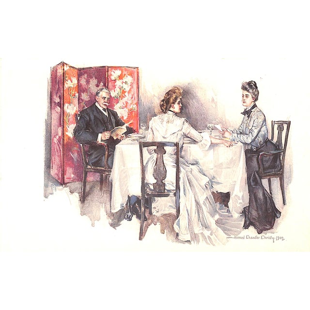 Green "Wanted a Chaperon" 1902 Ford, Paul Leicester For Sale - Image 8 of 8