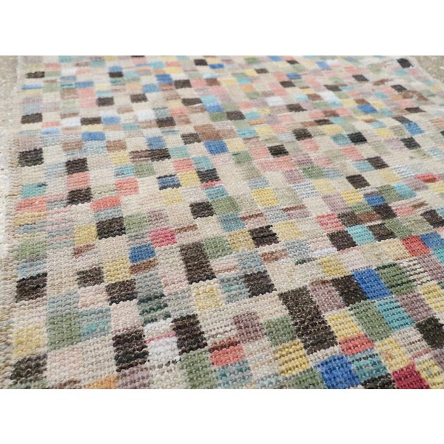 Galerie Shabab Collection Mid-20th Century Turkish Anatolian Throw Rug For Sale - Image 4 of 8