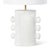 Traditional Regina Andrew Maya Metal Table Lamp, White For Sale - Image 3 of 6