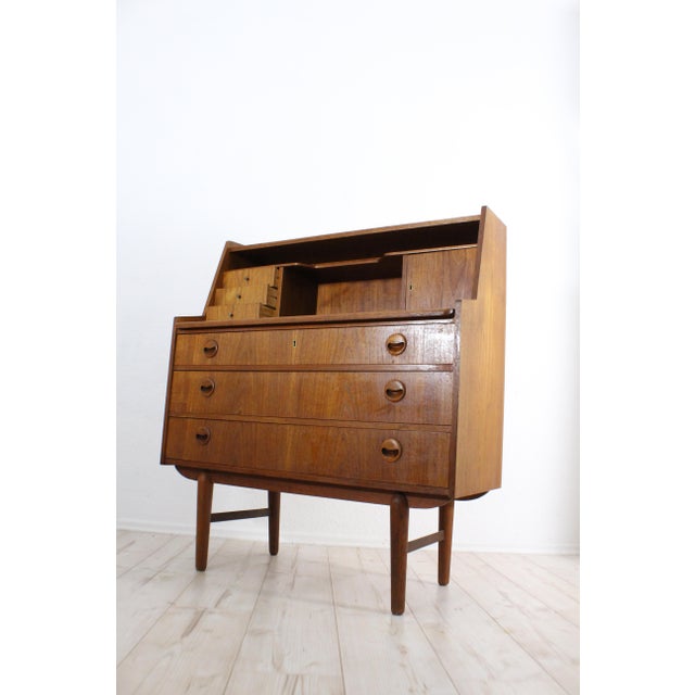 Mid-Century Modern Mid-Century Modern Teak Secretaire, 1960 For Sale - Image 3 of 10