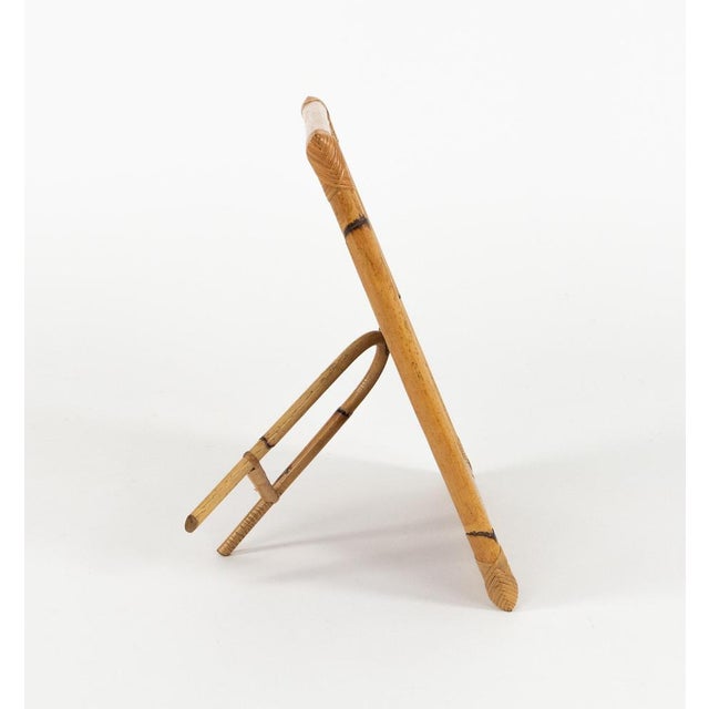 Bamboo, Rattan, Bakelite and Glass Picture Frame by Cesare di Cesare, Italy, 1970s For Sale - Image 13 of 16