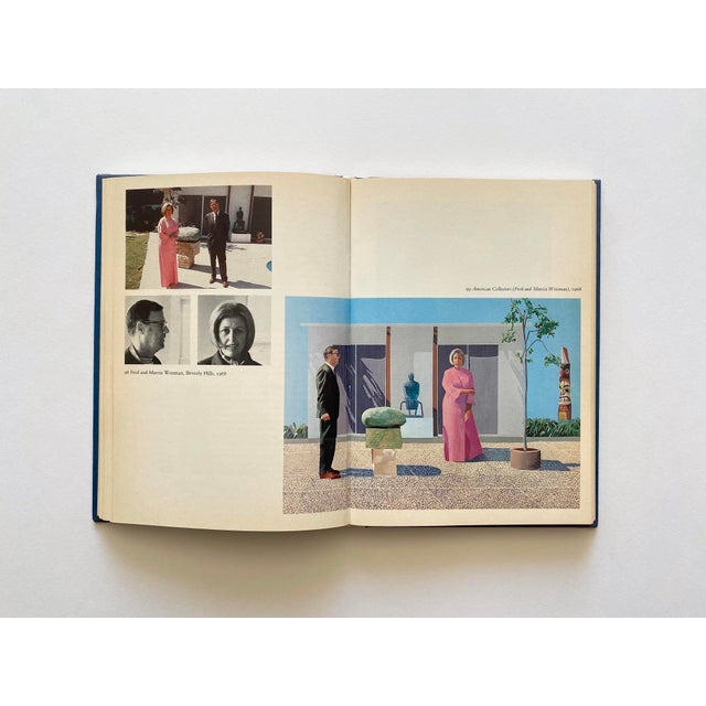 Paper David Hockney Vintage 1981 First Edition Lithograph Print Hardcover Pop Art Monograph Survey Book For Sale - Image 7 of 18