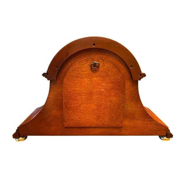 Red Stunning Howard Miller "Barrett" 630-200 Keywound Mantel Clock For Sale - Image 8 of 17