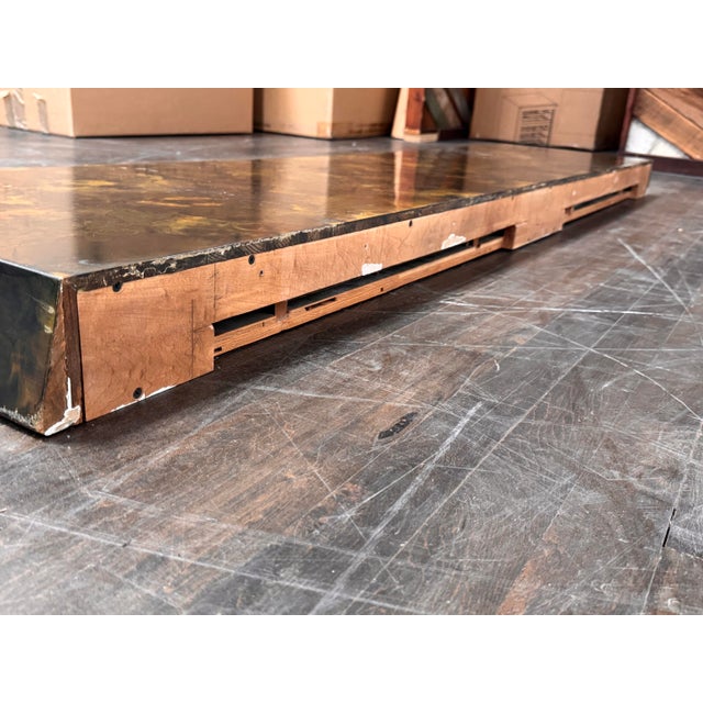 Ken Fulk Custom Wall-Mounted Floating Shelf Console + Three Drawers, Vintage For Sale - Image 11 of 12