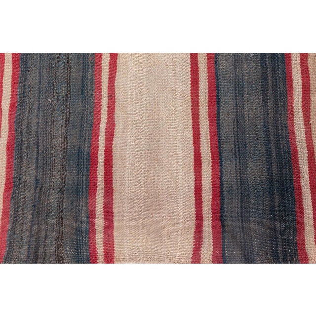 Mid 20th Century Doris Leslie Blau Vintage Turkish Kilim Rug For Sale - Image 5 of 9