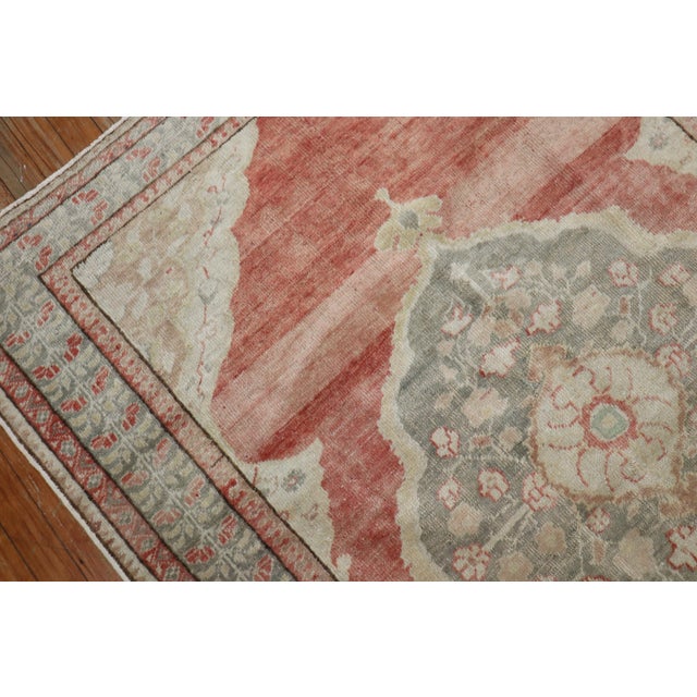 Red Antique Zabihi Collection Turkish Sivas Rug - 4'4" x 6'2" For Sale - Image 8 of 8