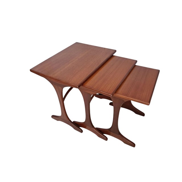 Mid-Century Fresco Nesting of Tables in Teak from G-Plan, 1960s, Set of 3 For Sale - Image 14 of 14
