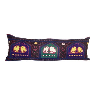 Animal Motif Suzani Pillow Cover For Sale