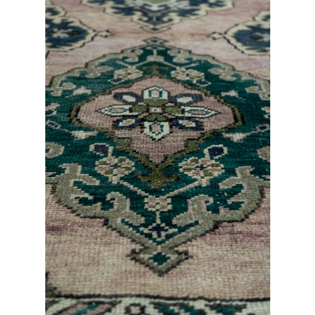 Turkish Vintage Rug 3'2" x 11'8" #20720 For Sale - Image 4 of 8