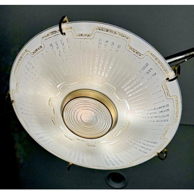Large Mid-Century Lightolier Pacemaker Flush Mount For Sale - Image 9 of 18