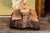Amazing Antique Handmade Carved Wood Antique Asian Textile Printing Block Fabric Stamper Unique Bohemian Home Decor Object For Sale - Image 10 of 10