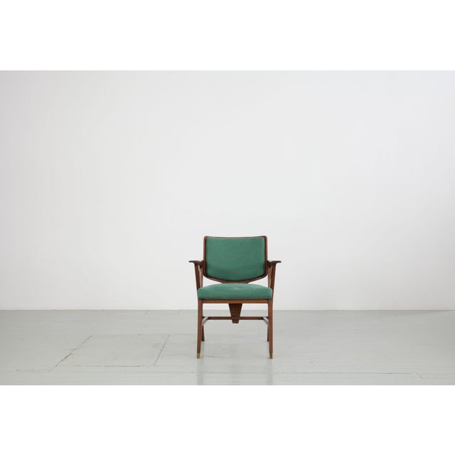 Vintage Armchairs by Enrico Ciuti, 1950, Set of 6 For Sale - Image 3 of 18