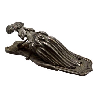 Victorian Novelty Figural 'Hand' Note & Letter Clip For Sale