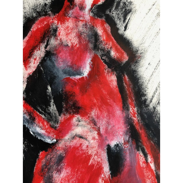 Angela brings vibrant immediacy to her figurative paintings. She uses a depth of colour and bright outlines of her figures...