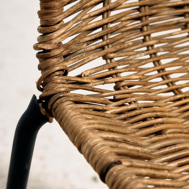 Basket Chair by Gian Franco Legler, 1950s For Sale - Image 15 of 18