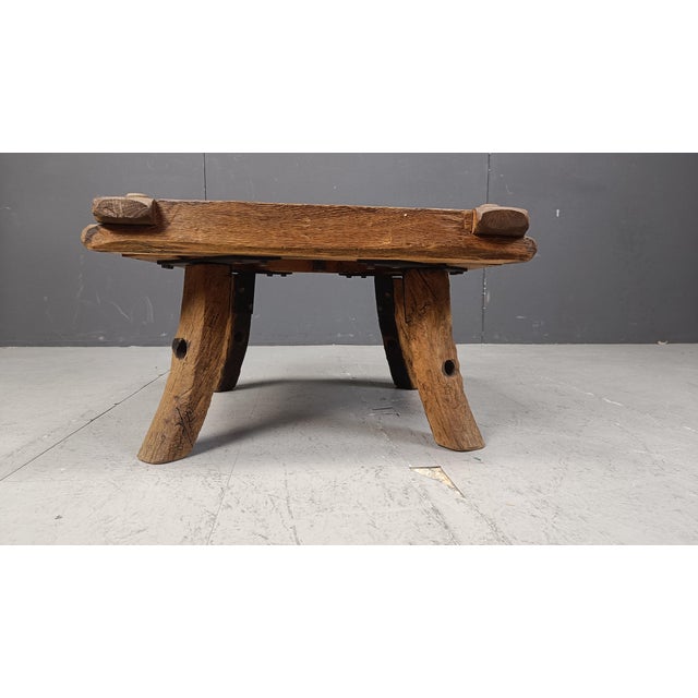 1970s Vintage Brutalist Copper-Plated Coffee Table, 1970s For Sale - Image 5 of 9