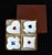 Ceramic French Porcelain Playing Card Themed Ashtrays, Limoges, 1960s, Set of 4 For Sale - Image 7 of 12