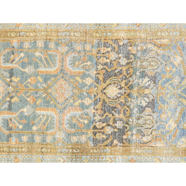 This Semi Antique Persian Melayer Rug is a stunning addition to any room. Crafted with expert skill and precision, this...
