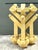Vintage Postmodern Abstract Wood and Glass Table For Sale In West Palm - Image 6 of 12
