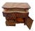 19th Century Victorian Tiger Oak Credenza / Side Cabinet With Serpentine Front For Sale - Image 4 of 13