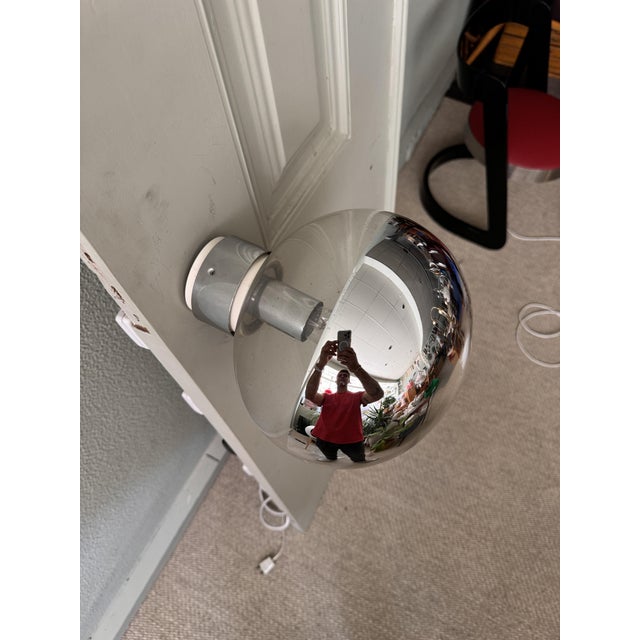 Cromed Glass Sconce by Motoko Ishii for Staff Leucheten, 1960s For Sale - Image 6 of 12