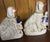 19th Century One Pair of Antique Staffordshire Dogs With Children For Sale - Image 5 of 8
